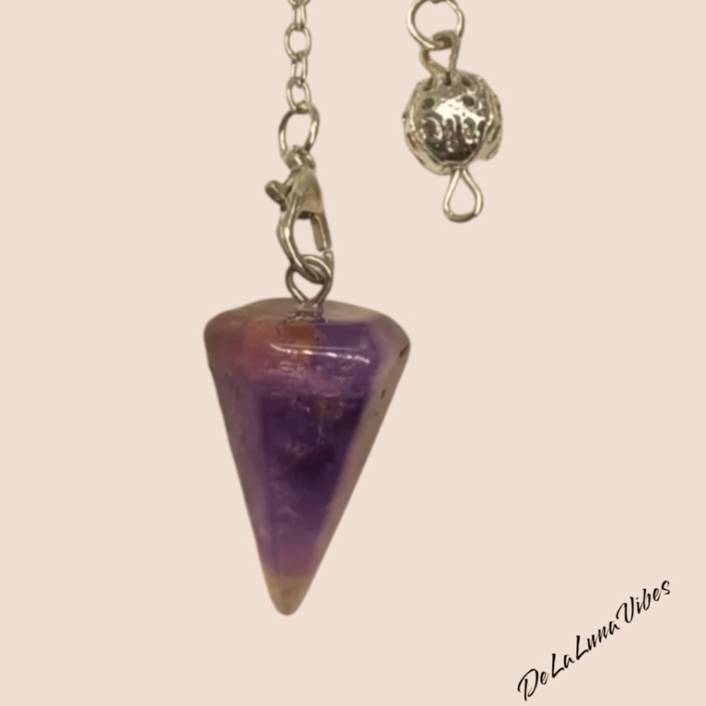 Amethyst Crystal Pendulums for Divination or Talisman or for Protection.